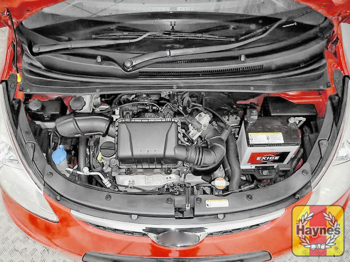Opening the bonnet Hyundai i10 2008  2012  Haynes Manuals
